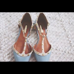 Halogen T Strap Flats